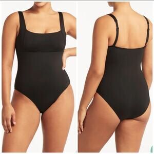 See Level Eco Essentials Square Neck One Piece Size 4
